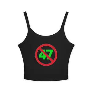 Anti-Trump symbol tank top | MAGA Protest spaghetti strap top - anti-Trump, anti-MAGA, pro-democracy, gift for women, Protest tank