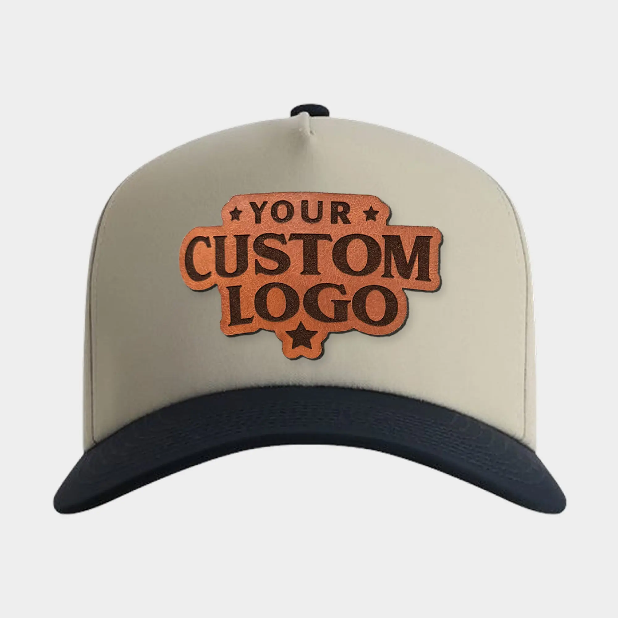 Custom Leather Patch The Persimmon Two-Tone Hat – Imperial 5068