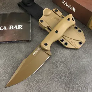 Outdoor Camping and Fishing Knife with Nylon-Fiberglass Handle and Sheath Perfect Holiday Gift Nylon-Fiberglass Handle D2 Blade