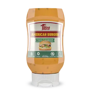 Mrs. Taste American Burger No Sugar No Calories Sauce Dip - Zero Calories, Zero Sugar, Zero Sodium, Perfect for Snacks and Dips - Flavor