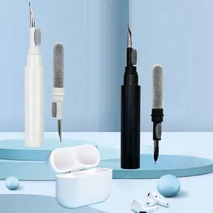 3-In-1 Wireless Earphone Phone Cleaning Tool Set, Compatible with AirPods Pro 3/2/1, Cleaning Brush Pen for Computer, Phone, Camera Cleaner, Digital Dust Removal