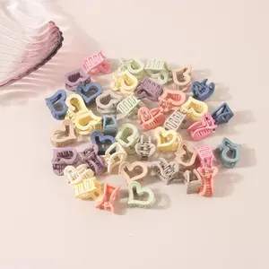 (Gift) (Gift) Mini Small Claw Clip Ins High-End Matte Bangs Clip DIY Cute Women Hair Clip Shark Clip Hair Accessories