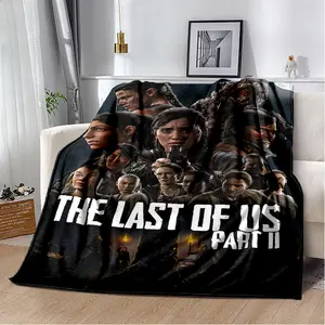 The Last of Us Soft Plush Blanket,Flannel Blanket Throw Blanket for Living Room Bedroom Bed Sofa Picnic Kid
