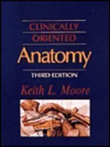 USED Book - Clinically Oriented Anatomy by Keith L. Moore (Hardcover) - english