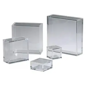 Clear 3in. 6X6 Square Acrylic Pedestal - Style: 7314100