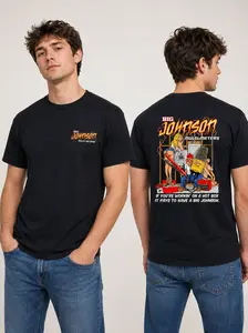 Big Johnson 'Multimeters' T-Shirt – Funny Graphic Tee with Cartoon Artwork, Bold Slogan & Humor Style for Electricians and Fans, 2 Sides. Crewneck Classic
