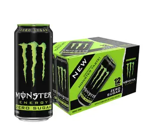 Monster Energy Zero Sugar, Sugar Free Energy Drink, 12 Pack - 16 Fl Oz