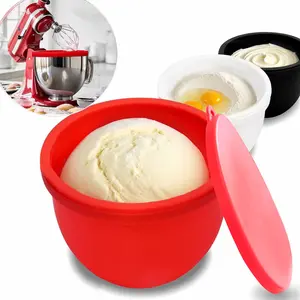 Silicone Inner Liner Mixer Set, Protective Cover Included, Tilting Head 5 Quart Blender Accessories & Parts, Baking & Cooking Replacement Bowls