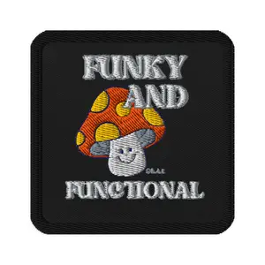 FUNKY and FUNCTIONAL Embroidered patches