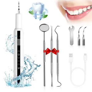 Electric Whitening Dental Cleaner, Ultrasonic Plaque Remover Machine, Home Oral Care Tool for Effective Teeth Cleaning & Brightening