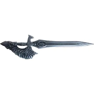 2024 Komsco Sword of St. Gabriel 2.5 oz Antique Silver - In Mint Capsule