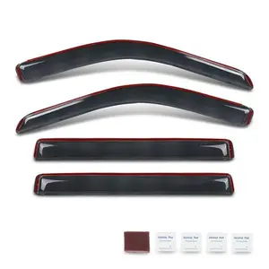 Rain Guards Fit For 2022-2026 Toyota Tundra CrewMax Cab Window Visors Deflectors