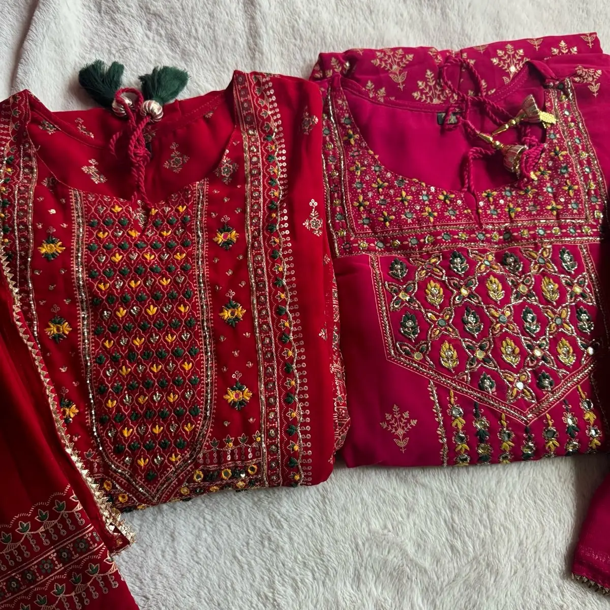 3piece georgette Anarkali kurti set. Nepali/ Indian/ Pakistani wear
