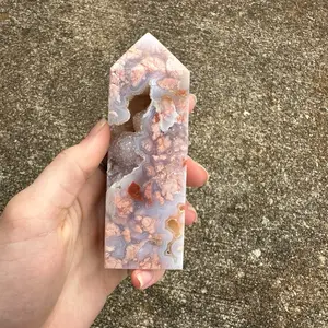 Cotton Candy Agate tower #10