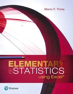 USED-Elementary Statistics Using Excel by Triola, Mario (Hardcover)