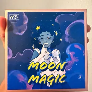 Moon Magic Eyeshadow Palette - Multicolor Makeup for Titanium, Chrome, Glitter, Matte & Cosmetic Use