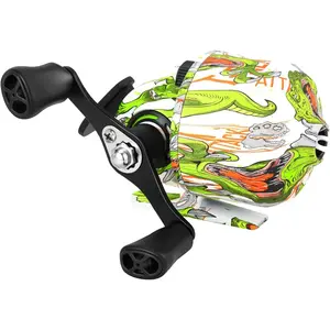 Spincast Fishing Reel, Size 30 Reel, Right or Left-Hand Retrieve, 3.9:1 Gear Ratio, Pre-spooled with Fishing Line