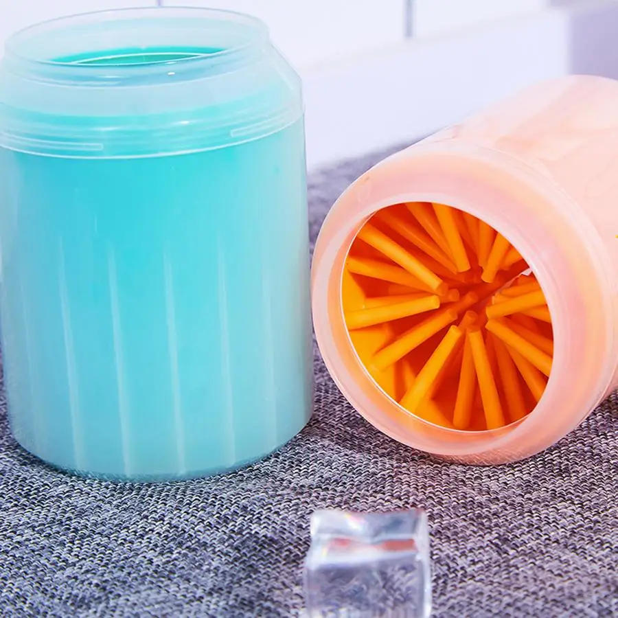 Pet Paw Cleaning Cup, 1 Count Pet Paw Cleaning Tool, Pet Paw Cleaning Brush, Dog & Cat Grooming Supplies, Dog & Cat Accessories