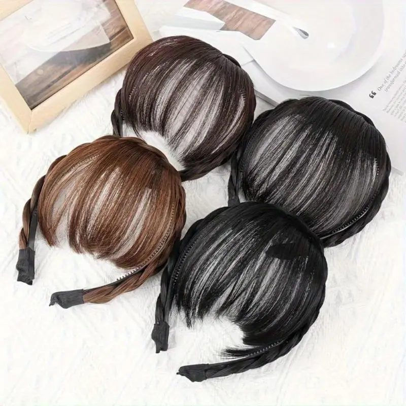 Women's Soft Hair Braid Fashion Headband - Elastic, Secure Fit, Comfortable, Lightweight, Easy-to-Remove, Chic Accessories for Women, Christmas Festive Look, Easy Style Casual Wear
