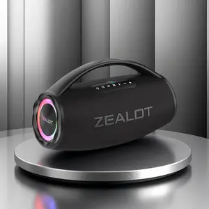 ZEALOTs S97 80W Bluetooth Speaker with 16000mAh Battery 36-Hours Playtime Waterproof IPX6 Portable Boombox for Mobile Tablet PC TV Indoor Outdoor