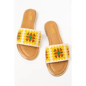 Crochet Slide Sandals