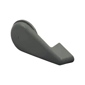 Waterway Plastics  Vertical & Horizontal Scalloped Handle Diverter Valve, Gray - 2 in.