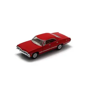 5" 1/43 Scale Model Compatible with Chevy Impala 1967 (Red)