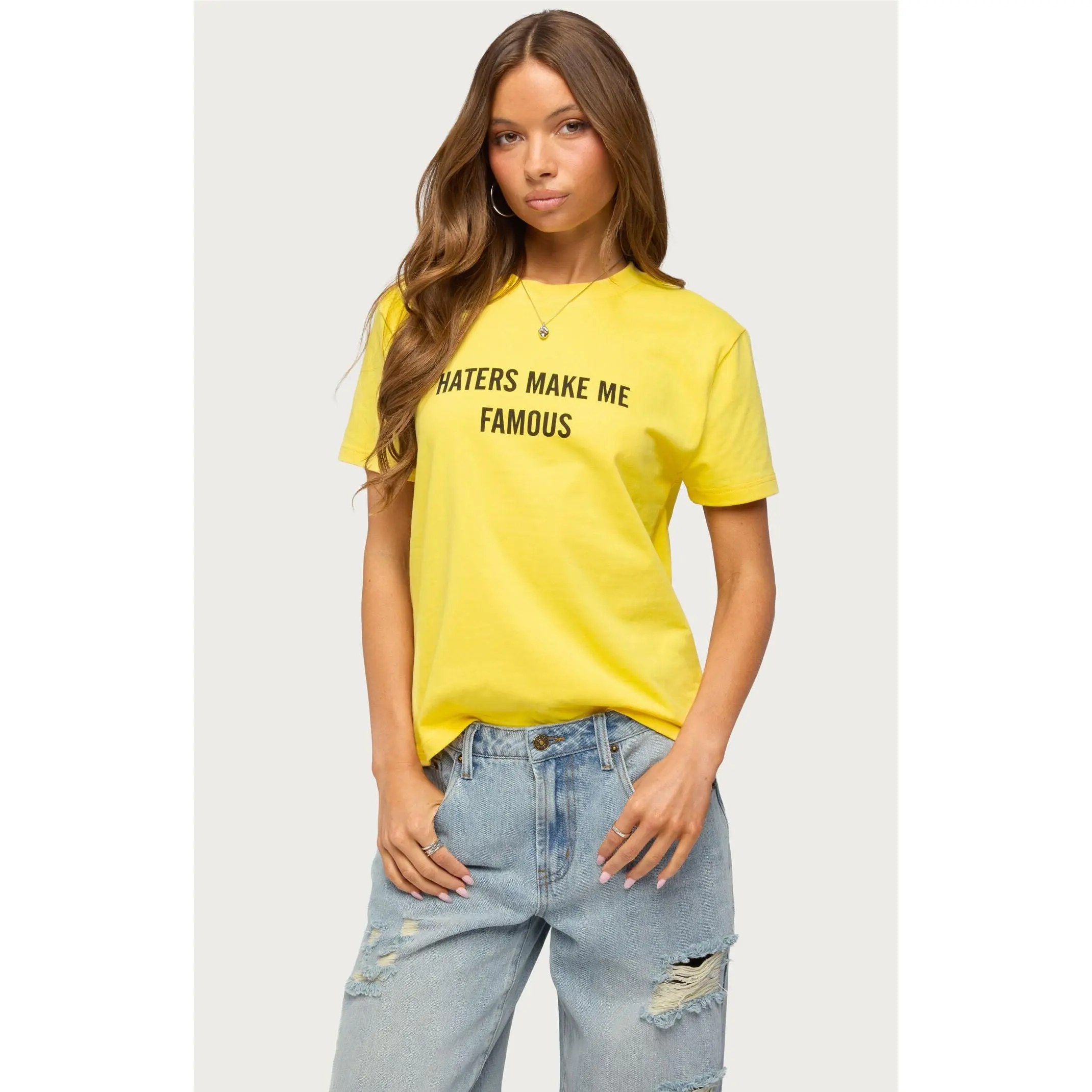 Edikted Women's Haters Make Me Famous T-Shirt