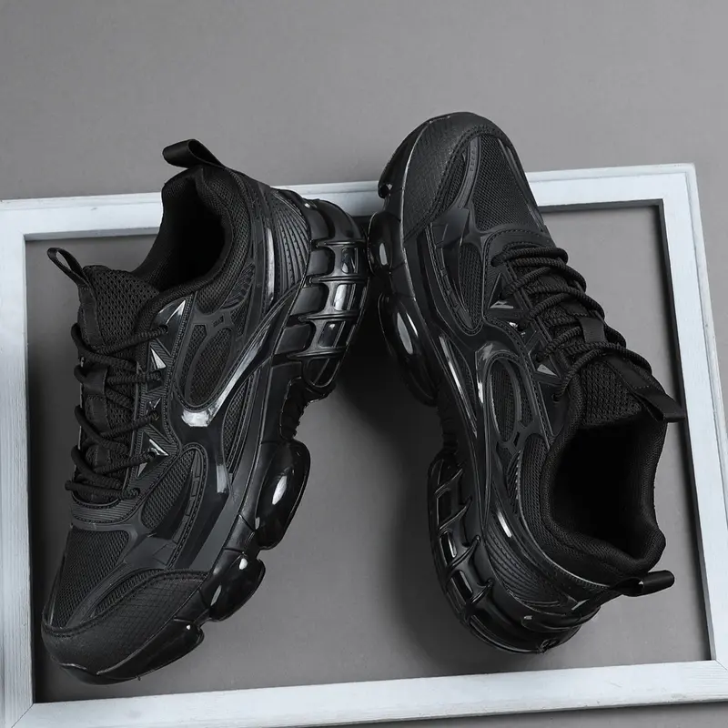 【Black Friday】Men's New High-Quality Casual Shoes, Comfortable Sporty Outdoor Footwear for All Seasons, Medium Width, PU Leather Upper, PVC Sole