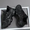 Spring New High-Quality Men's Casual Shoes, Casual Trainer Footwear, Comfortable Sporty Outdoor Shoes, Medium Width, PU Leather Upper, PVC Sole, All Seasons