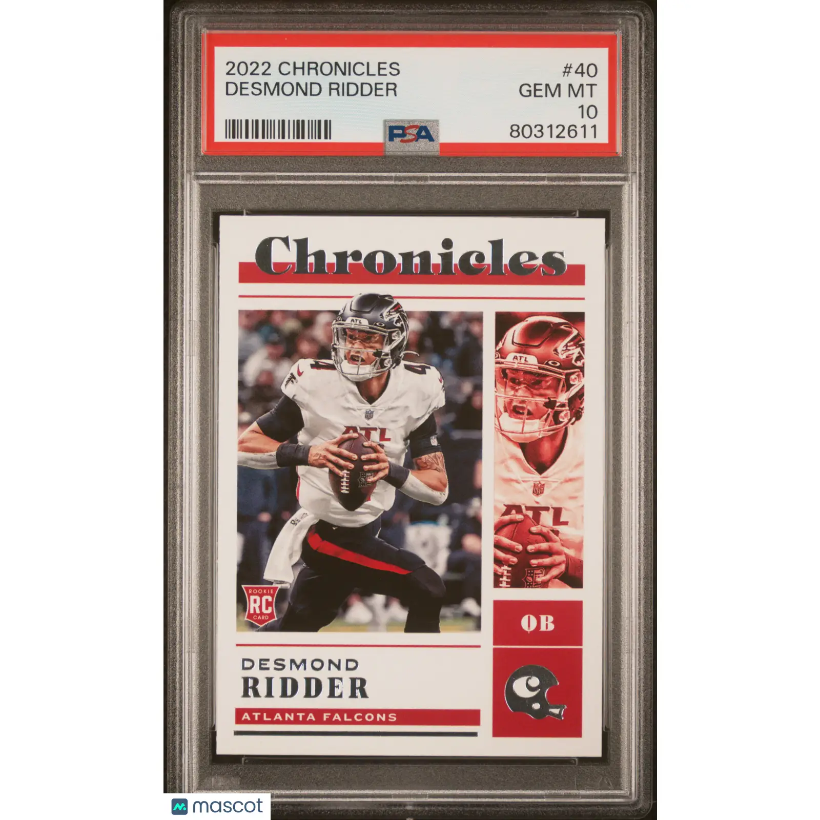 Desmond Ridder PSA 2022 Panini Chronicles #40 10