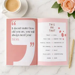 《Hey MOM.let me know you with 100 questions》. Why I Love You Fill-in-the-Blank Gift Book. The Perfect Gift for Mom