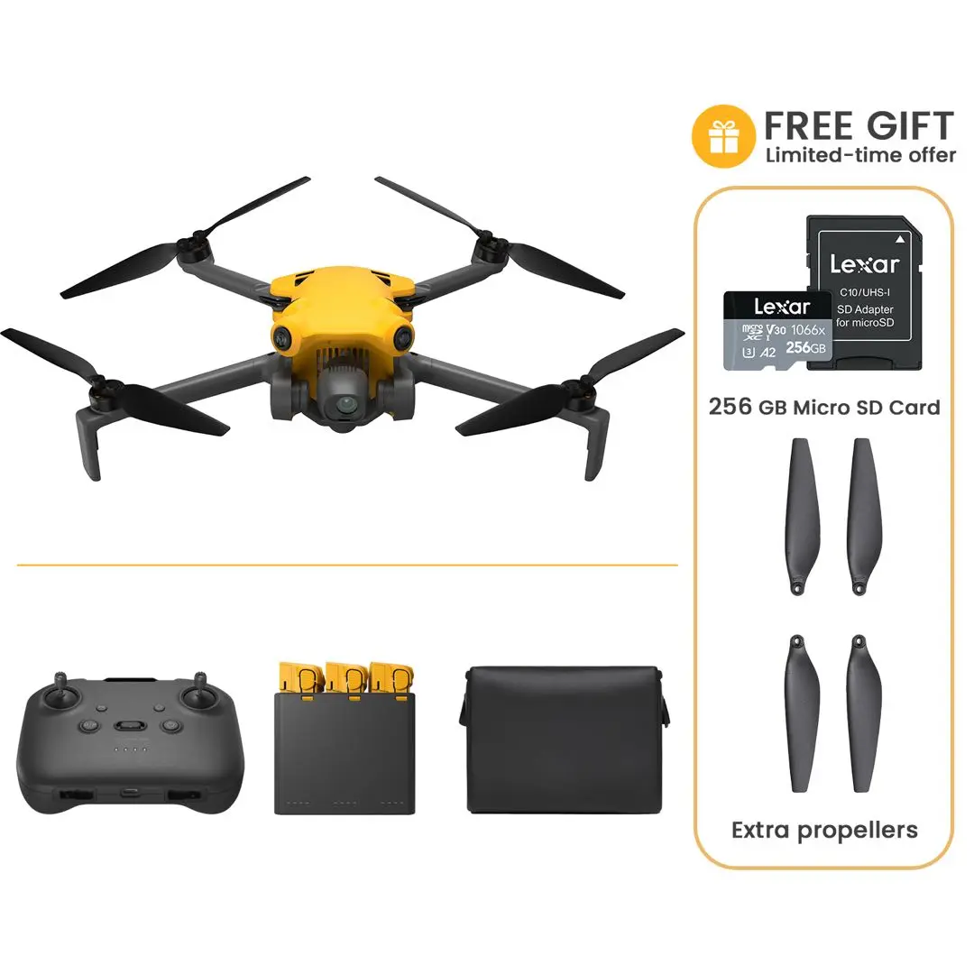 SKYROVER X1 Fly More Bundle, with Free Lexar 256g Professional Microsd card and extra propellers. Drone with Camera 4K for Adults, 8K Photo, 50000ft Transmission,Under 249g