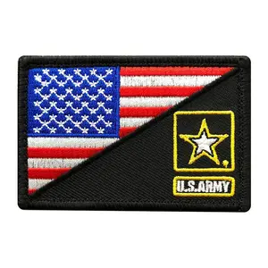 Miltacusa USA Flag Military Hook Patch (3 x 2 -MTUA01)