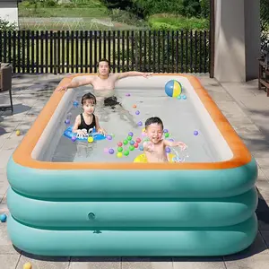 Thick PVC Inflatable Bathtub for Kids, Cartoon Swimming Pool, Large Home Bath Tub, Summer Best Gift for Children