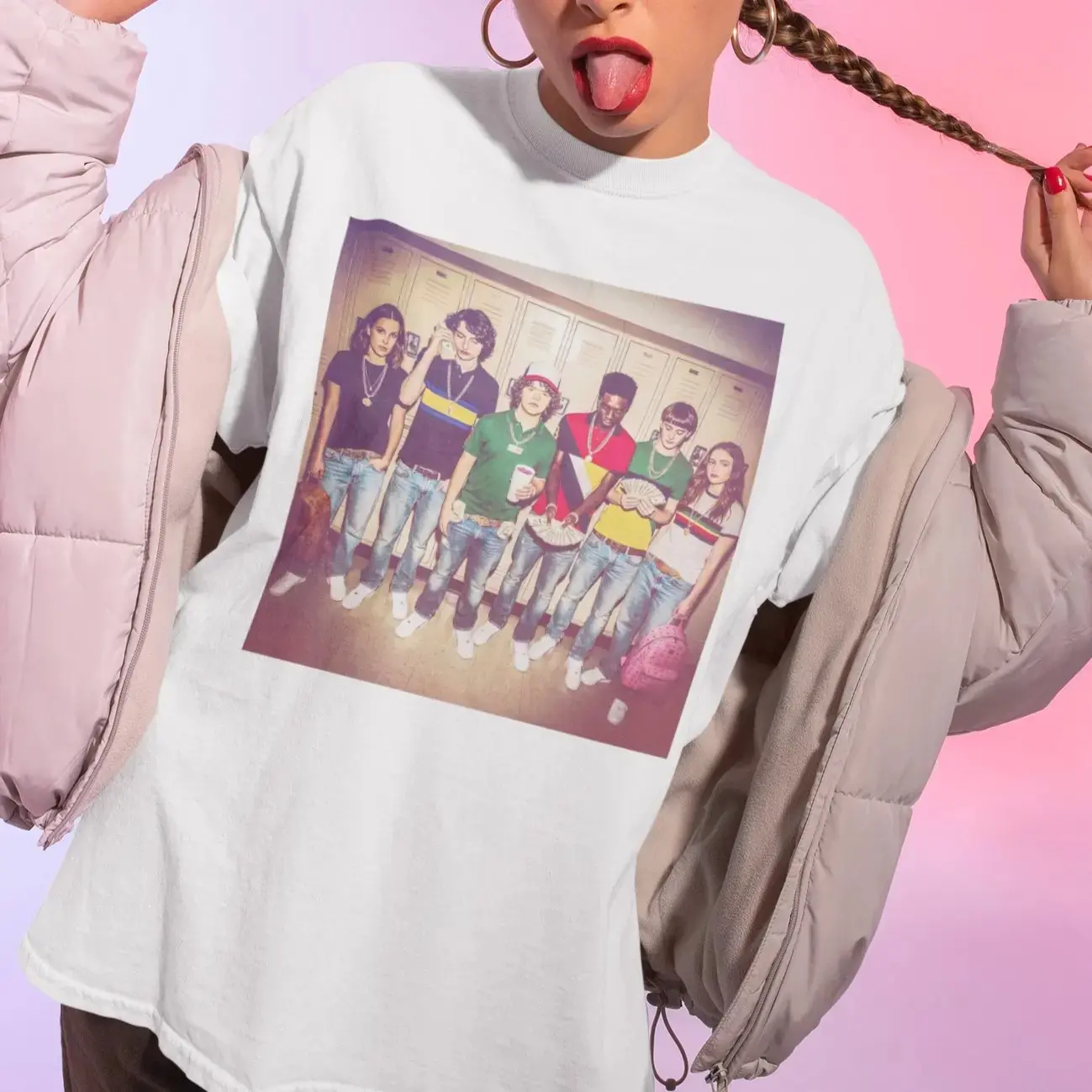 Stranger Gang Shirt, Hood Things Hoodie, The Upside Down Hood Tee, Hawkins Gang