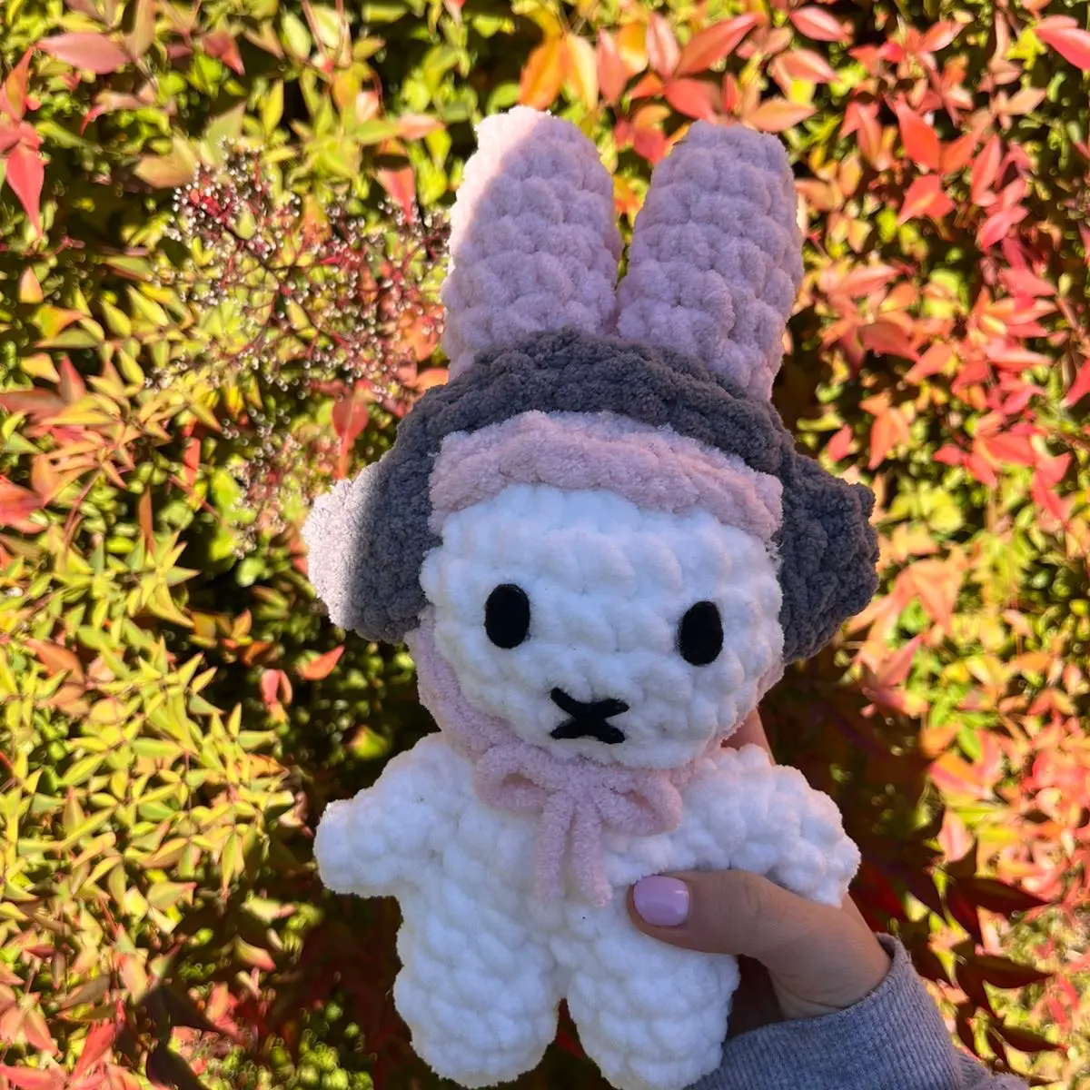 Crochet Miffy w Headphones Plush