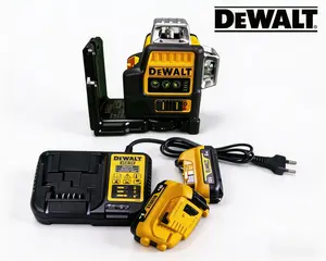 DEWALT DW089LG 12V 12-Line 360° Laser Level, Automatic Self-Leveling Lithium Battery Laser Level for Construction & Home Precision Projects