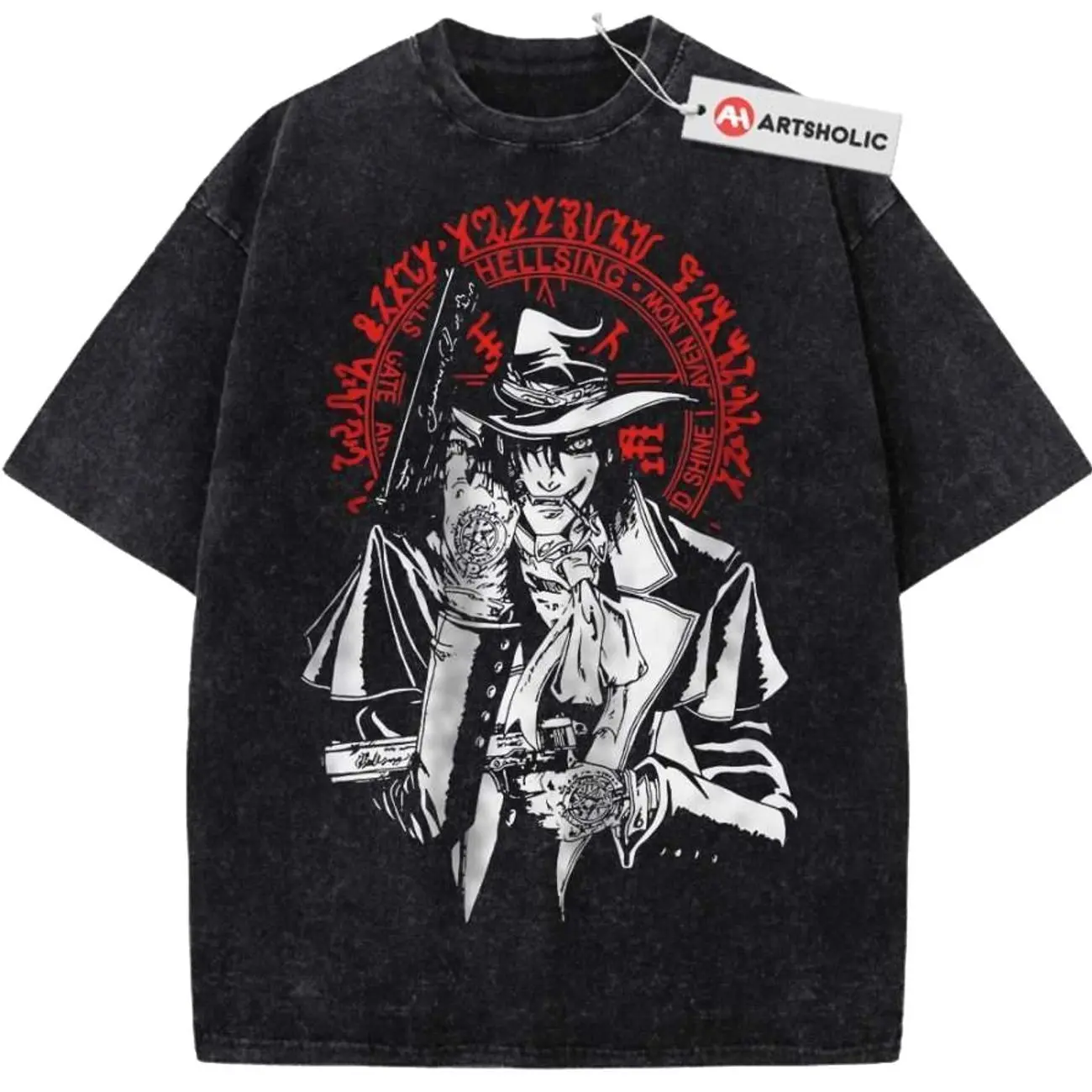 Alucard Shirt, Hellsing Shirt, Anime Shirt, Vintage Tee