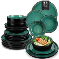 24-Piece Set-Green (Serves 6 People)