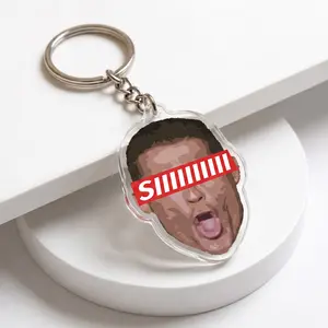 Funny Soccer Fan Gift - SIUUU Meme Acrylic Keychain, Bag Charm