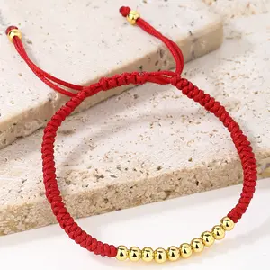 [Kabbalah Red String] Handcrafted Kabbalah Red String Bracelet - Lucky Charm & Evil Eye Protection, Nylon Rope, Perfect for Daily Wear or Gifting