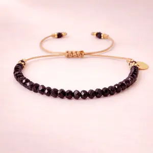 Friendship Crystal Dark Chocolate Brown Bracelet