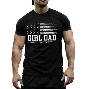 Funny Proud Girl Dad T-Shirt – Hilarious Fathers Day Gift Idea for Daddys Little Girl, Casual Daily Wear