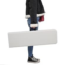 VINGLI 6 feet Plastic Folding Bench,Portable in/Outdoor Picnic Party Camping Dining Seat, Garden Soccer Multipurpose Entertaining Activities, Smooth HDPE Tabletop, 1/2 Pack, White/Black/Brown VINGLI 6 feet Plastic Folding Bench,Portable in/Outdoor Picnic Party Camping Dining Seat, Garden Soccer Multipurpose Entertaining Activities, Smooth HDPE Tabletop, 1/2 Pack, White/Black/Brown