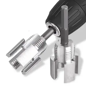 4mm & 6mm Thread Cutting Tool Set, Integrated Internal External Pipe Threads, Compatible with PVC Pipes, Drill Bit Kit for Drilling