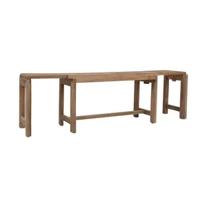 Remi Extendable Solid Wood Bench