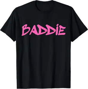 Baddie Aesthetic Pink Graffiti T-Shirt shirt of the day，cool tees，shirt for women，100%cotton Top Womenswear tshirt  business