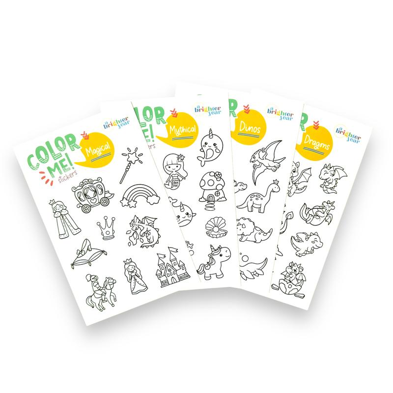 Color Me Sticker Design Color Me Stickers - A Brighter Year - 34 Different Sets - Stickers for ...