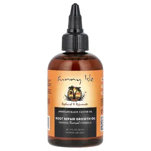 Sunny Isle Jamaican Black Castor Oil, Root Repair Growth Oil, 4 fl oz (118 ml)